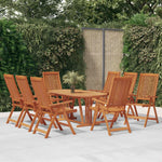 Klappstoler 8 Stk Heltre Eukalyptus