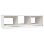 Salongbord 110X50X34 Cm Heltre Furu Hvit