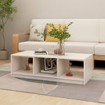 Salongbord 110X50X34 Cm Heltre Furu Hvit