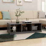 Salongbord 110X50X34 Cm Heltre Furu Grå