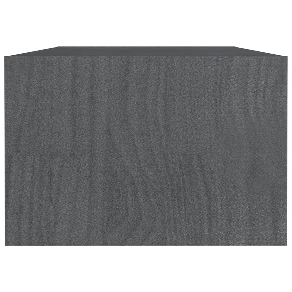 Salongbord 110X50X34 Cm Heltre Furu Grå