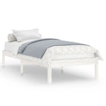 Sengeramme Hvit Heltre 75X190 Cm Small Single