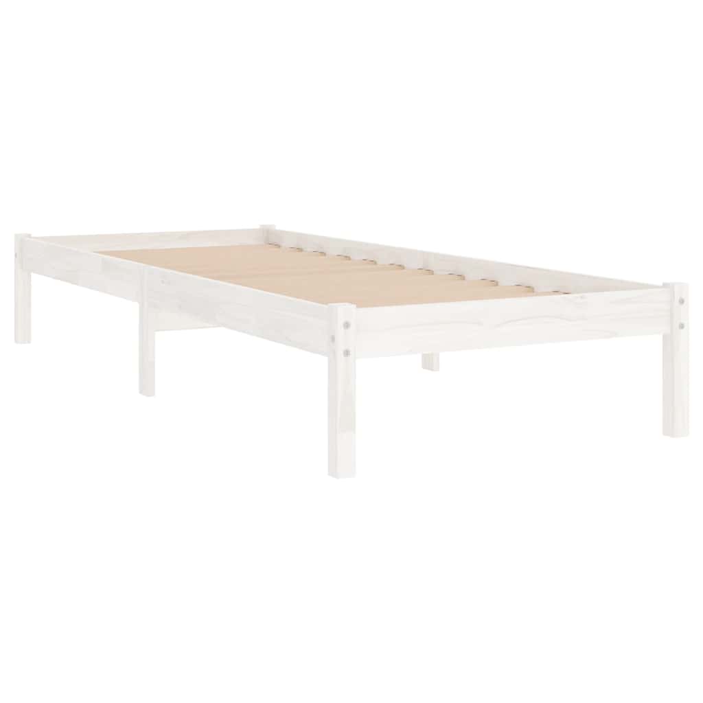 Sengeramme Hvit Heltre 75X190 Cm Small Single