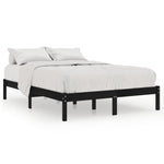 Sengeramme Heltre Furu 140X190 Cm Svart