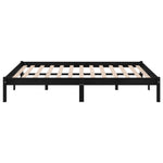 Sengeramme Heltre Furu 140X190 Cm Svart