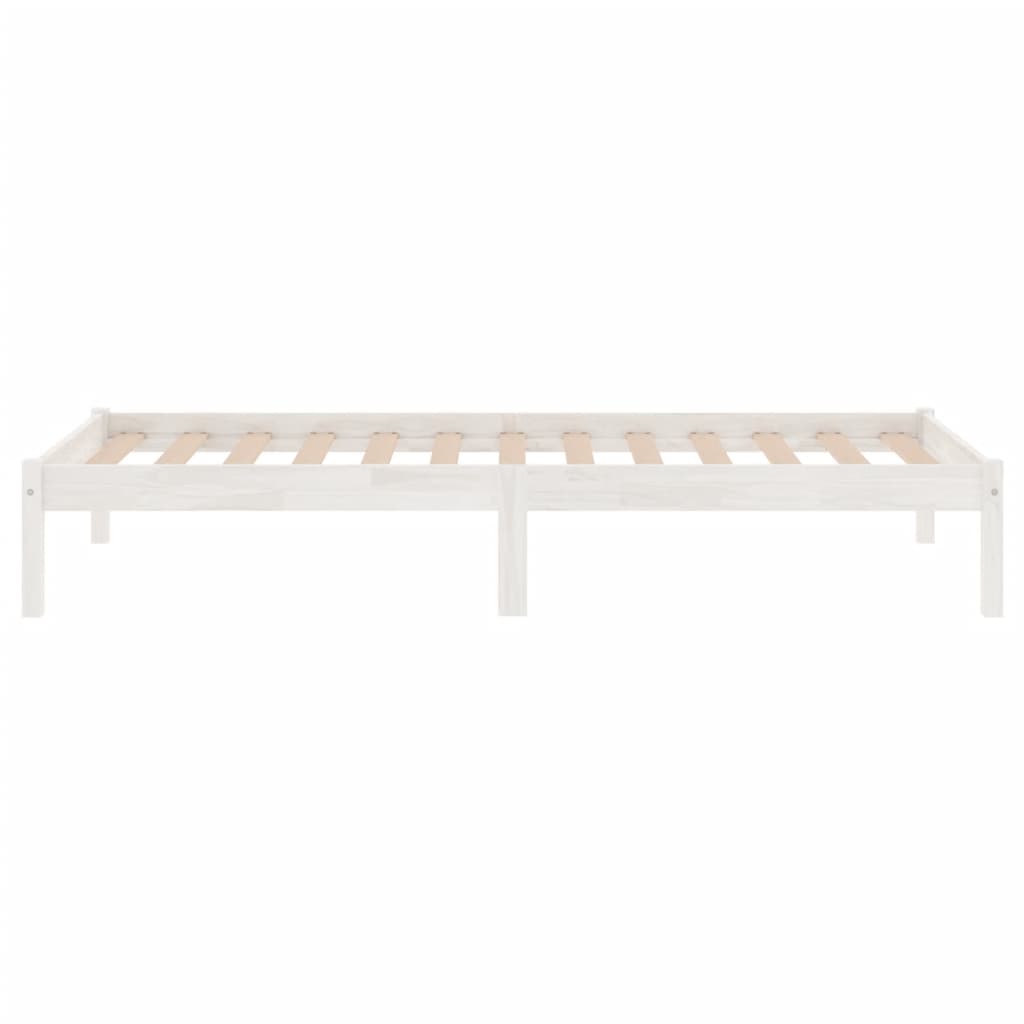 Sengeramme Hvit Heltre Furu 100X200 Cm
