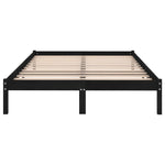 Sengeramme Svart Heltre Furu 200X200 Cm