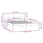 Sengeramme Heltre Furu 160X200 Cm