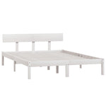 Sengeramme Hvit Heltre Furu 160X200 Cm