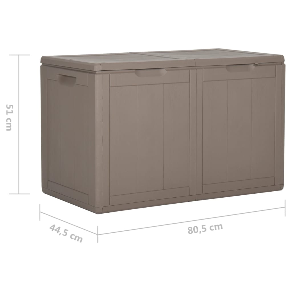Putekasse For Hage 180 L Brun Pp Rotting