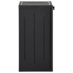 Oppbevaringsskap For Hage 65X45X88 Cm Pp Svart Rotting