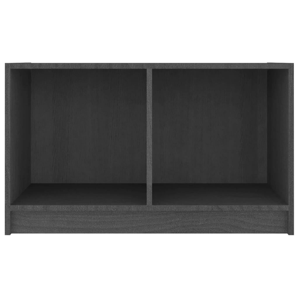 Tv-Benk Grå 70X33X42 Cm Heltre Furu
