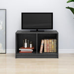 Tv-Benk Grå 70X33X42 Cm Heltre Furu