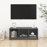Tv-Benk Grå 104X33X41 Cm Heltre Furu