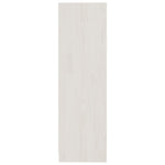 Bokhylle/Romdeler Hvit 104X33,5X110 Cm Heltre Furu