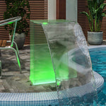 Bassengfontene Med Rgb Led Akryl 51 Cm