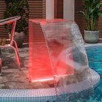 Bassengfontene Med Rgb Led Akryl 51 Cm