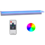 Vannfall Med Rgb Led Rustfritt Stål 90 Cm