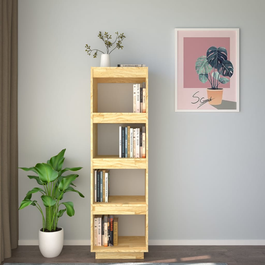 Bokhylle/Romdeler 40X35X135 Cm Heltre Furu