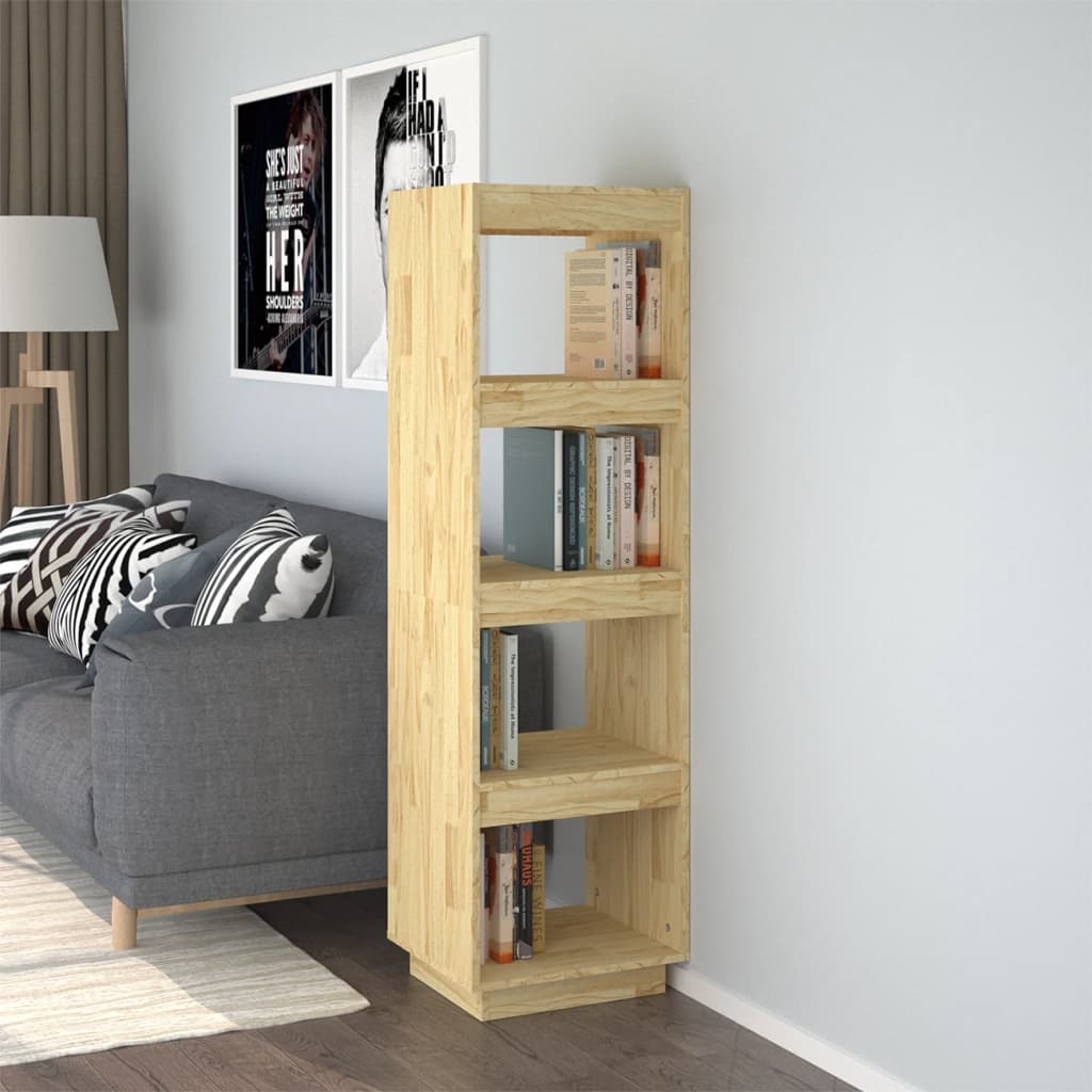 Bokhylle/Romdeler 40X35X135 Cm Heltre Furu