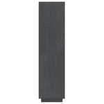 Bokhylle/Romdeler Grå 40X35X135 Cm Heltre Furu