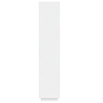Bokhylle/Romdeler Hvit 40X35X167 Cm Heltre Furu