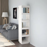 Bokhylle/Romdeler Hvit 40X35X167 Cm Heltre Furu