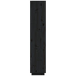 Bokhylle/Romdeler Svart 40X35X167 Cm Heltre Furu