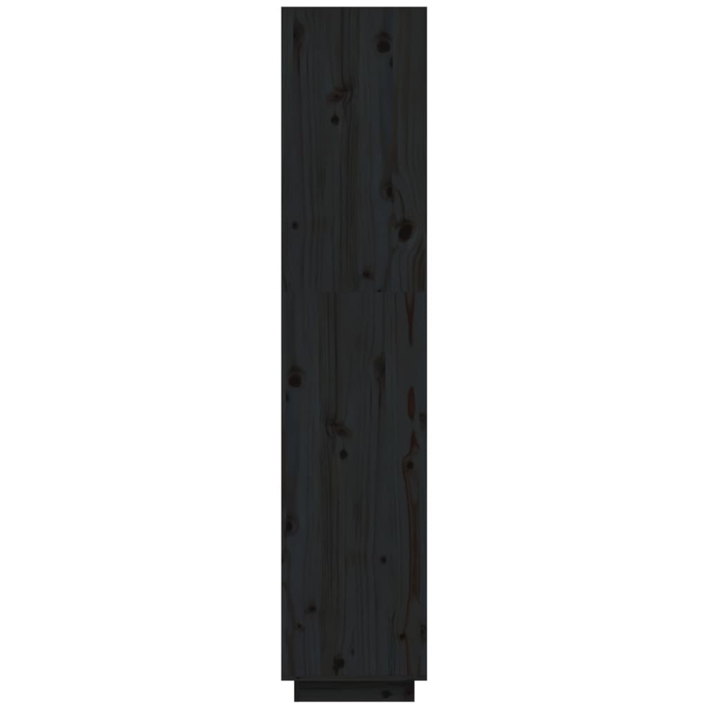 Bokhylle/Romdeler Svart 40X35X167 Cm Heltre Furu