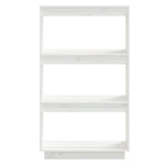 Bokhylle/Romdeler Hvit 60X35X103 Cm Heltre Furu