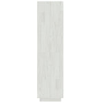 Bokhylle/Romdeler Hvit 60X35X135 Cm Heltre Furu