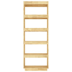 Bokhylle/Romdeler 60X35X167 Cm Heltre Furu