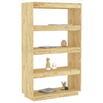 Bokhylle/Romdeler 80X35X135 Cm Heltre Furu