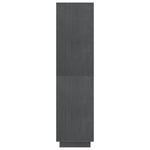 Bokhylle/Romdeler Grå 80X35X135 Cm Heltre Furu