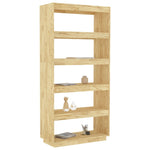 Bokhylle/Romdeler 80X35X167 Cm Heltre Furu