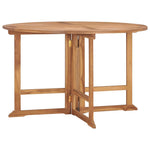 Sammenleggbart Hagespisebord Ø110X75 Cm Heltre Teak