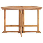 Sammenleggbart Hagespisebord Ø110X75 Cm Heltre Teak