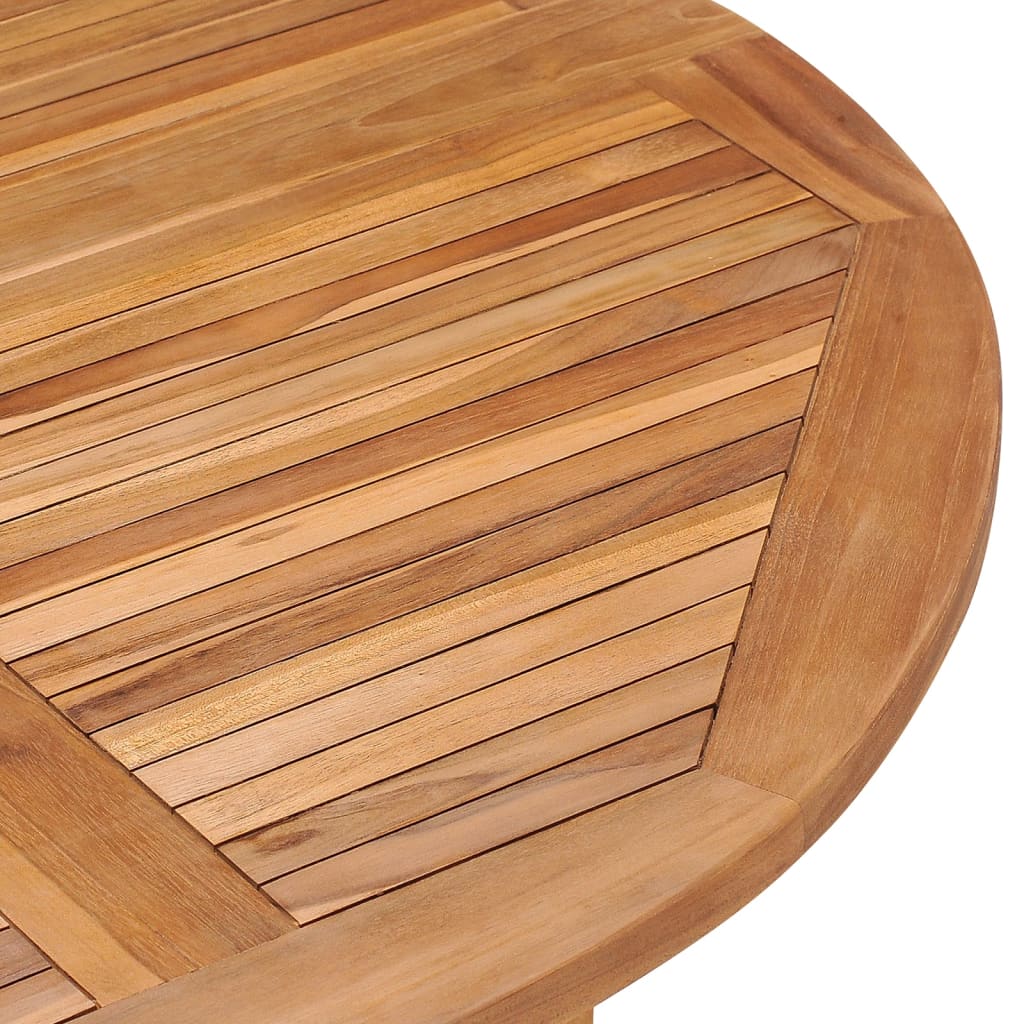 Sammenleggbart Hagespisebord Ø110X75 Cm Heltre Teak