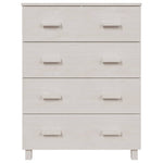 Skjenk Hamar Hvit 79X40X103,5 Cm Heltre Furu