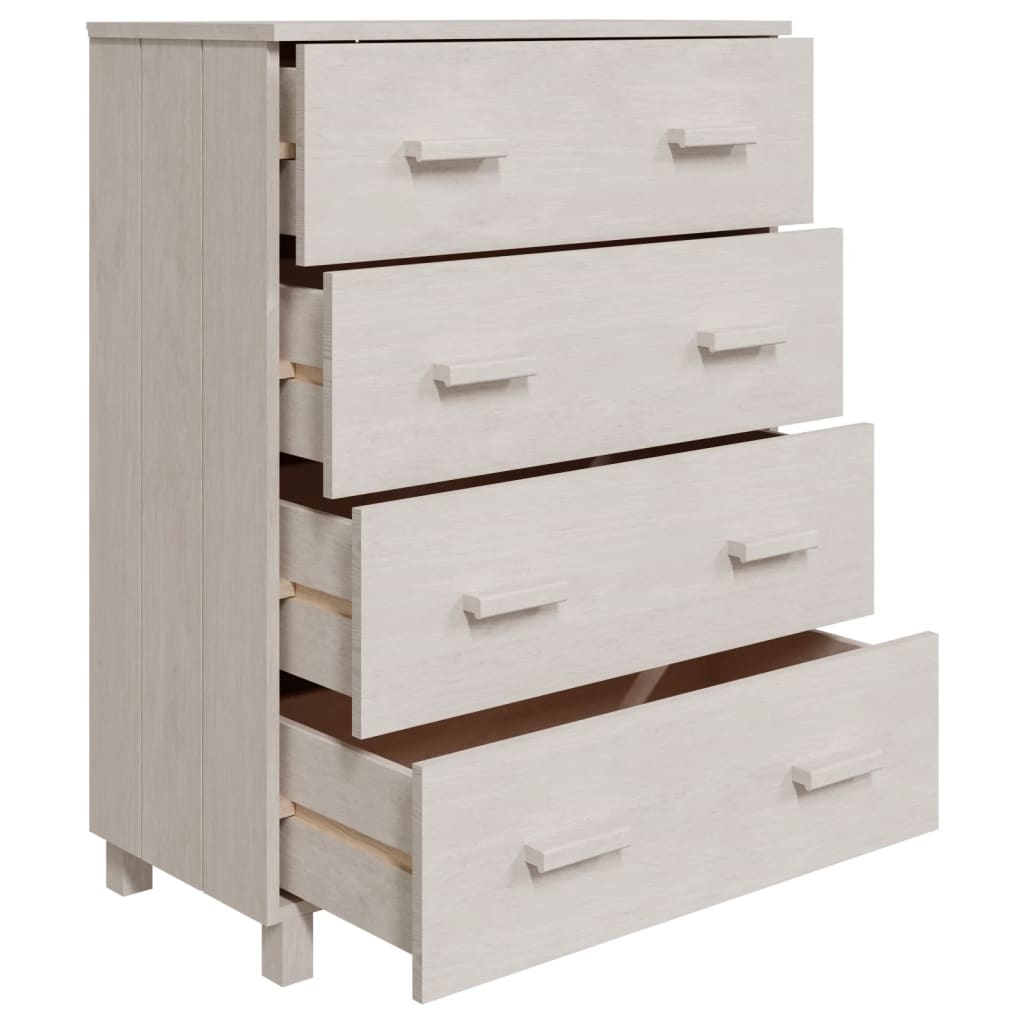Skjenk Hamar Hvit 79X40X103,5 Cm Heltre Furu