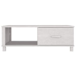 Salongbord Hamar Hvit 100X55X35 Cm Heltre Furu