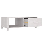 Salongbord Hamar Hvit 100X55X35 Cm Heltre Furu