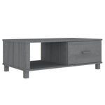Salongbord Hamar Mørkegrå 100X55X35 Cm Heltre Furu