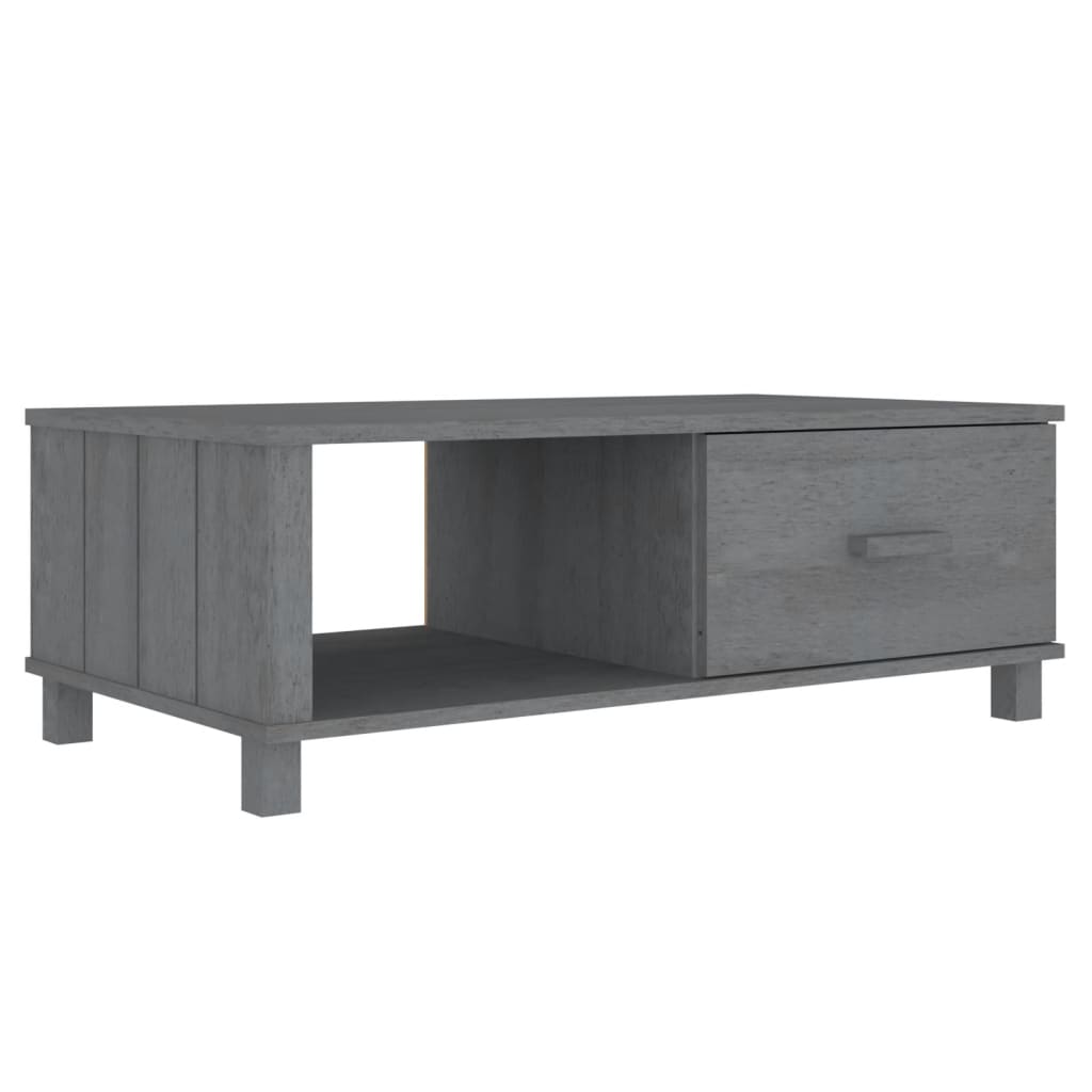 Salongbord Hamar Mørkegrå 100X55X35 Cm Heltre Furu