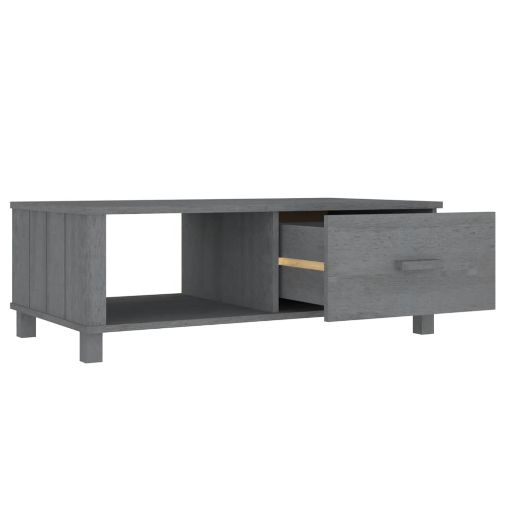 Salongbord Hamar Mørkegrå 100X55X35 Cm Heltre Furu