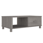 Salongbord Hamar Lysegrå 100X55X35 Cm Heltre Furu