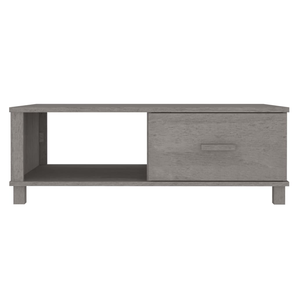 Salongbord Hamar Lysegrå 100X55X35 Cm Heltre Furu