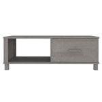 Salongbord Hamar Lysegrå 100X55X35 Cm Heltre Furu