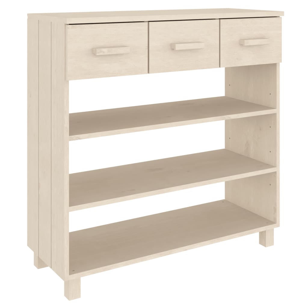 Konsollbord Hamar Honningbrun 90X35X90 Cm Heltre Furu