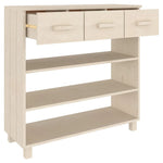 Konsollbord Hamar Honningbrun 90X35X90 Cm Heltre Furu